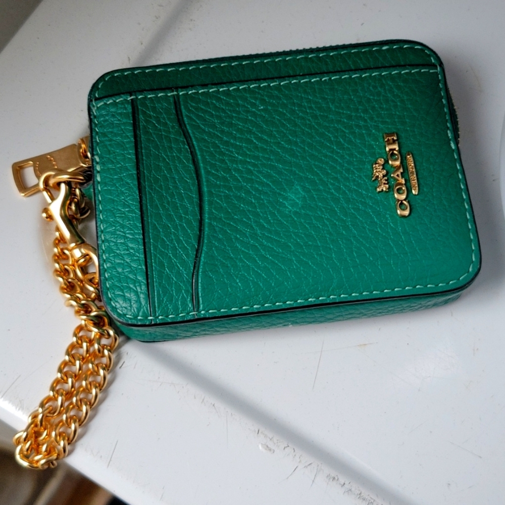 Coach Zip Card Case Wallet